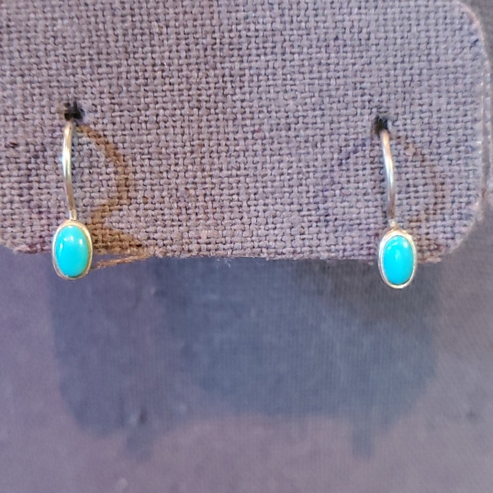 Silpada sterling & turquoise earrings